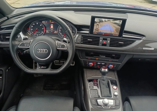 Audi RS6 cena 224967 przebieg: 204262, rok produkcji 2015 z Warszawa małe 781